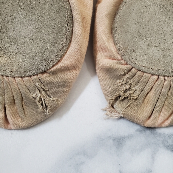 BLOCH Pro Elastic Very Used Ballet Slippers Flats Pink Size 6 - Picture 3 of 6